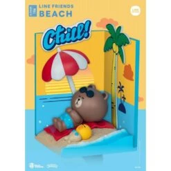 Figura Line Friends Playa D-Stage -Eric Ventas figura line friends playa d stage 3