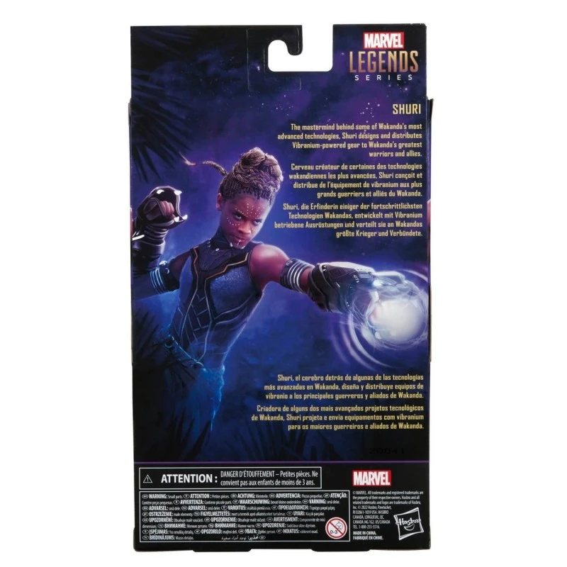 Figura Shuri Black Panther Marvel Serie Legends 4 Figura Shuri Black Panther Marvel Serie Legends - Imagen 2
