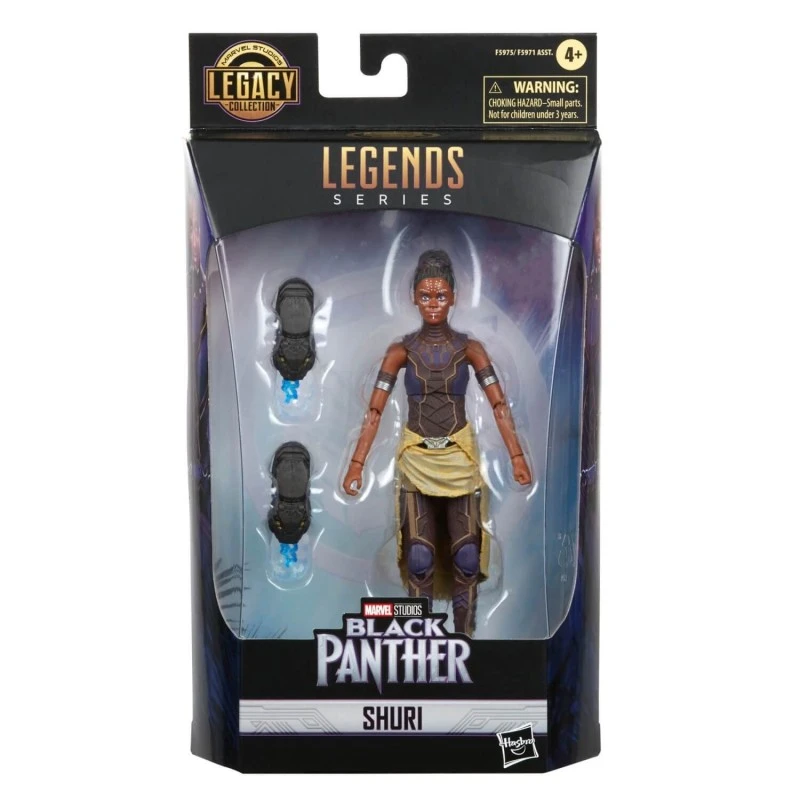 Figura Shuri Black Panther Marvel Serie Legends 3 Figura Shuri Black Panther Marvel Serie Legends