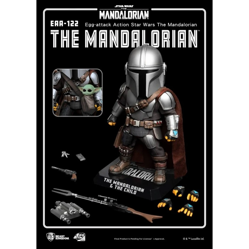 Figura The Mandalorian & The Child Star Wars Egg-Attack Action 3 Figura The Mandalorian & The Child Star Wars Egg-Attack Action