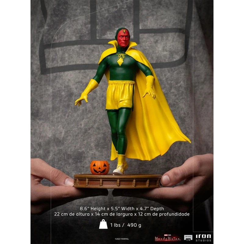 Figura Vision Wandavision Halloween Marvel Escala 1/10 14 Figura Vision Wandavision Halloween Marvel Escala 1/10 - Imagen 12