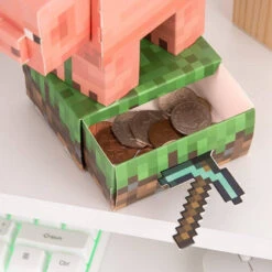 Kit Hucha Cerdo Minecraft -Eric Ventas kit hucha cerdo minecraft 2