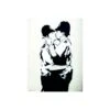 Print Banksy Bobbies Kissing 30X40 Cm -Eric Ventas lamina 30x40 cm brandalised bobbies kissing