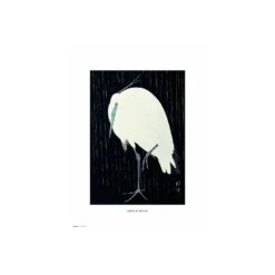 Lamina 30X40 Cm Egret In The Rain