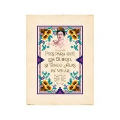 Print Frida Kahlo Pies Para Que 30X40 Cm
