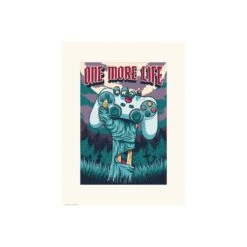 Print Gamer One More Life 30X40 Cm