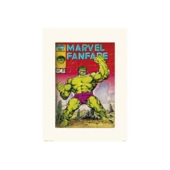 Lamina 30X40 Cm Hulk Marvel Fanfare 29