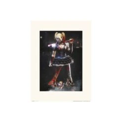 Lamina 30X40Cm Harley Quinn Batman Arkham Knight