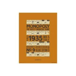Lámina 30X40Cm Monopoly 1935