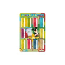 Mickey Mouse Lámina Educativa Aprende A Sumar Mickey