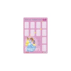 Disney Lamina Educativa Frances Table De Multiplication Princesses