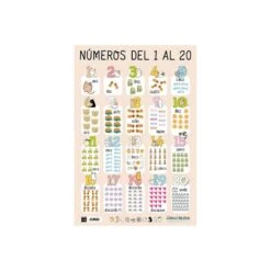 Lamina Educativa Numeros Del 1 Al 20
