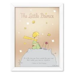 Lámina Enmarcada 30X40 Cm Le Petit Prince Inglés