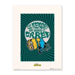 Lamina Minions In Memory Of When I Cared 30X40 Cm