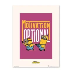 Lamina Minions Motivation Optional 30X40 Cm
