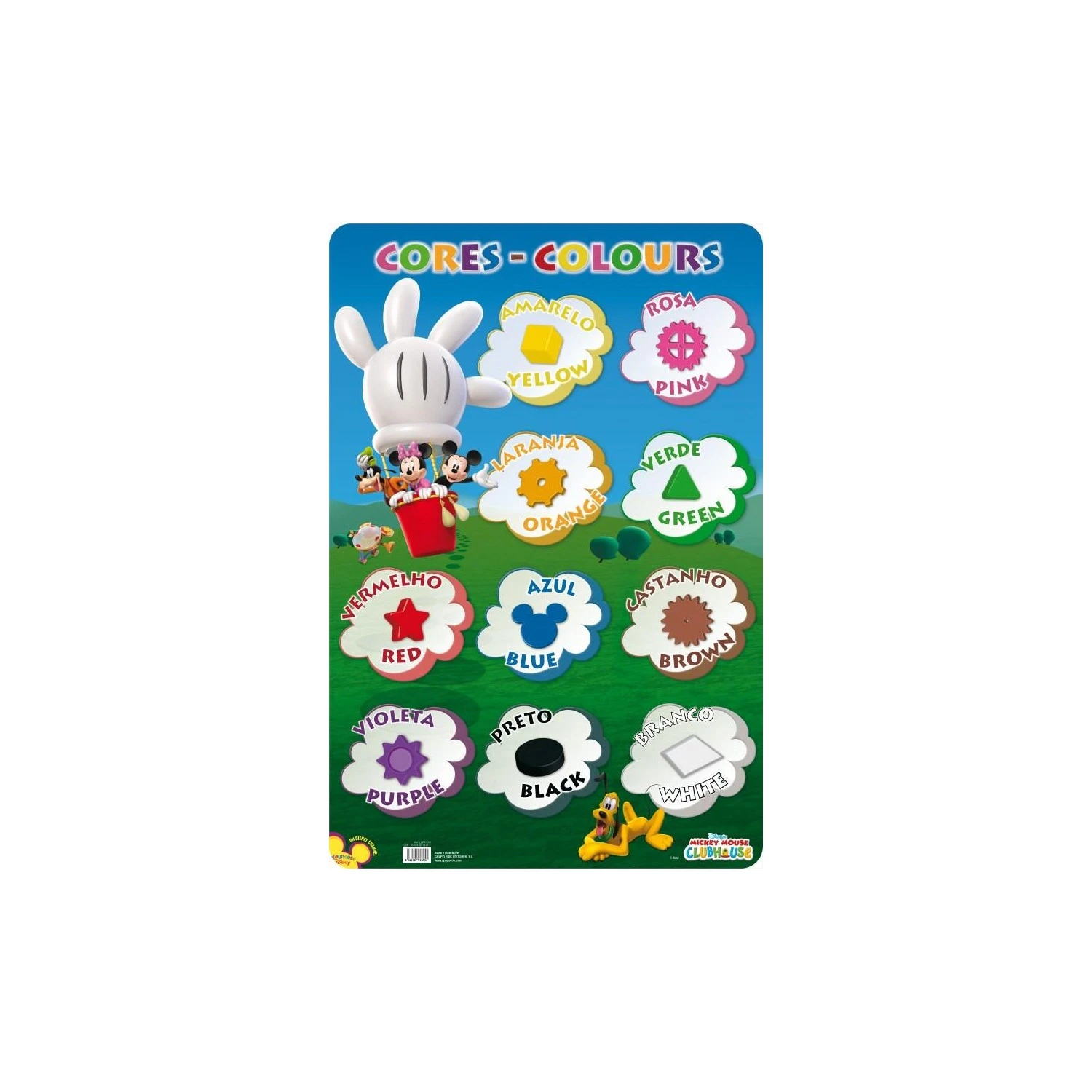 Mickey Mouse Lâminas Educativas Cores Clube De Mickey 3 Mickey Mouse Lâminas Educativas Cores Clube De Mickey