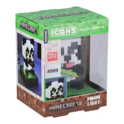 Lampara Icon Minecraft Panda -Eric Ventas lampara 3d minecraft panda 2