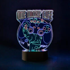 Lampara De Mesa Led Gameration One More Life
