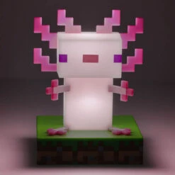 Lampara Icon Minecraft Axolotl -Eric Ventas lampara icon minecraft axolotl 2
