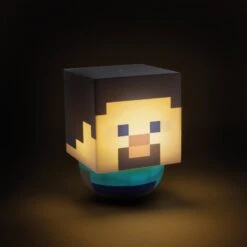 Lampara Icon Minecraft Steve Sway -Eric Ventas lampara icon minecraft steve sway 3