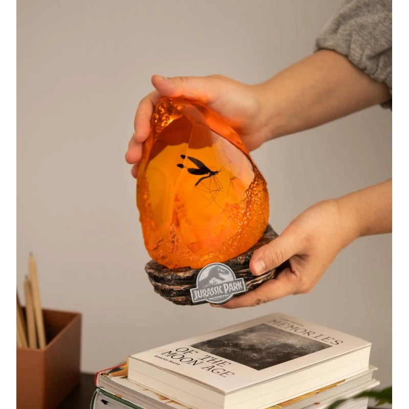 Lampara Jurassic Park Mosquito Ambar 9 Lampara Jurassic Park Mosquito Ambar - Imagen 7