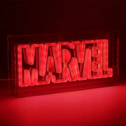 Lampara Neon Marvel Logo 7 Lampara Neon Marvel Logo -Eric Ventas lampara neon marvel logo 2