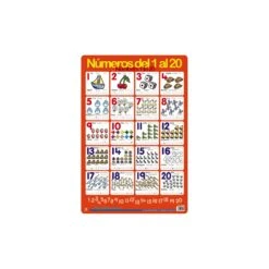 Lámina Educativa Aprà¨n A Comptar De L'1 Al 20