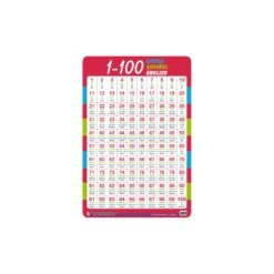 Lámina Educativa Mumeros L'1 Al 100