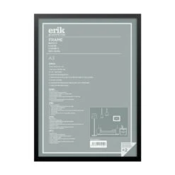 Marco A3 42x29.7 Cm MDF Negro Láminas