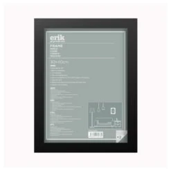 Marco 30x40 Cm MDF Negro Láminas