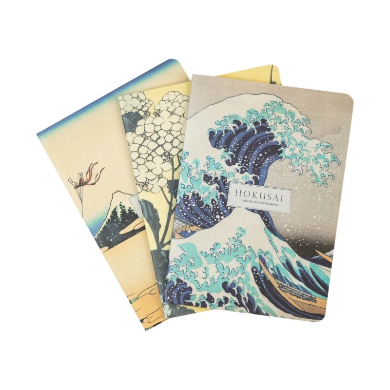 Pack De Cuadernos A6 Hokusai 3 Pack De Cuadernos A6 Hokusai