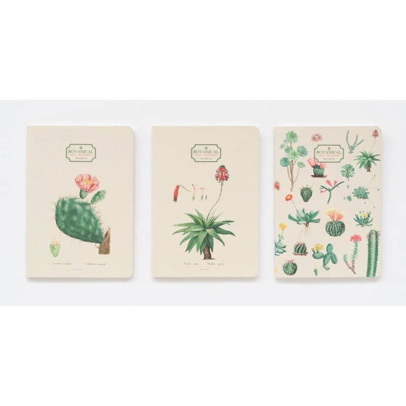 Pack De Cuadernos A6 Botanical Cacti 4 Pack De Cuadernos A6 Botanical Cacti - Imagen 2