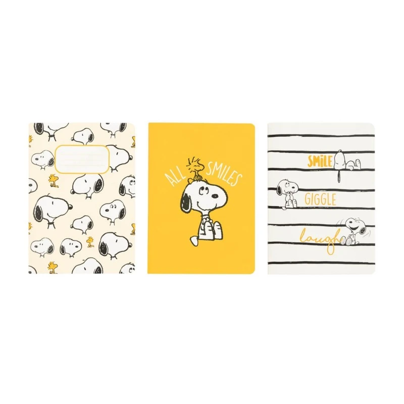 Pack De Cuadernos A6 Snoopy Lazy Days 4 Pack De Cuadernos A6 Snoopy Lazy Days - Imagen 2