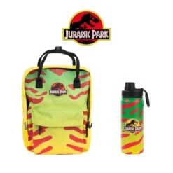 Pack Jurassic Park Mochila Y Botella