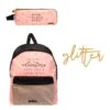 Pack Mochila Con Estuche Glitter -Eric Ventas pack mochila con estuche glitter