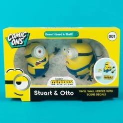 Pegatinas 3D Los Minions Stuart Y Otto -Eric Ventas pegatinas 3d los minions stuart y otto 3