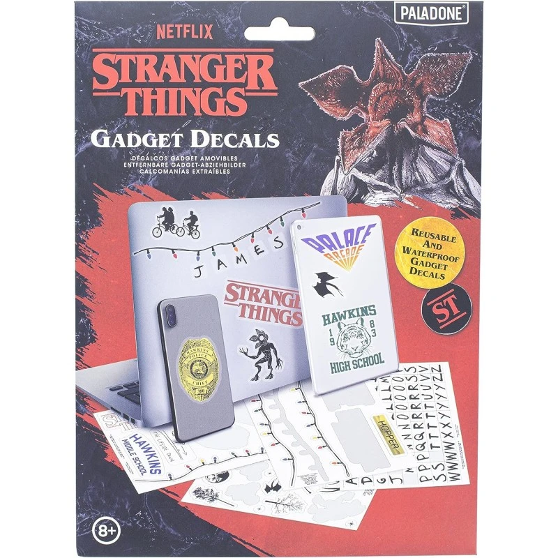 Pegatinas Extraibles Stranger Things 3 Pegatinas Extraibles Stranger Things