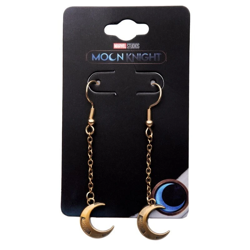 Pendientes Caballero Luna Luna Creciente Marvel 4 Pendientes Caballero Luna Luna Creciente Marvel - Imagen 2