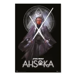 Poster Ahsoka Lightsabers Star Wars