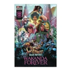 Poster Black Panther Wakanda Forever Marvel Comic