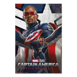 Poster Capitan America Brave New World Marvel