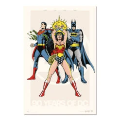 Poster Dc Comics 90 Aniversario