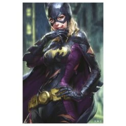 Batman Poster Dc Comics Batgirl Rain