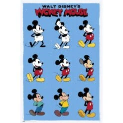 Poster Disney Mickey Mouse Evol