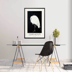 Poster Egret In The Rain -Eric Ventas poster egret in the rain 1