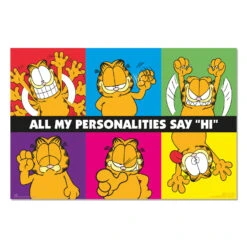 Poster Garfield All My Personalities Say Hi