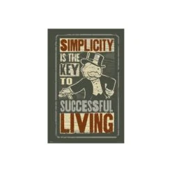 Poster Grande Monopoly Simplicity