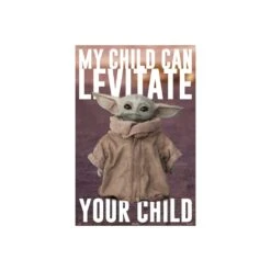 Poster Grande Star Wars The Mandalorian Baby Yoda