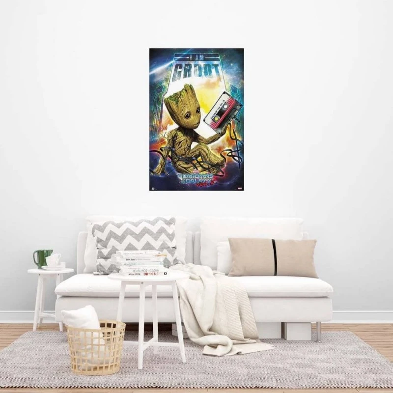 Poster Groot Guardianes De La Galaxia Vol. 2 Marvel 4 Poster Groot Guardianes De La Galaxia Vol. 2 Marvel - Imagen 2