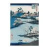 Poster Hiroshige Cherry Blossom Near The Hachiman Shrine -Eric Ventas poster hiroshige cherry blossom near the hachiman shrine